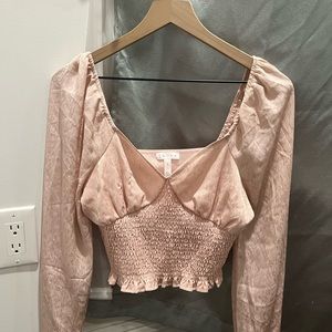 Rose gold blouse